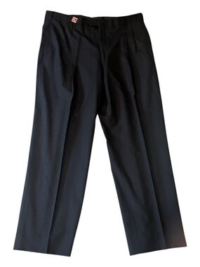 VTG Jos. A. Banks Blue Pinstriped Wool Pleated Dress Pants Men's 40Wx32L*